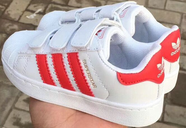 2019 new Shell Head boy girls Sneakers Superstar children Kids Shoes new stan shoes fashion smith sneakers leather sport running shoes