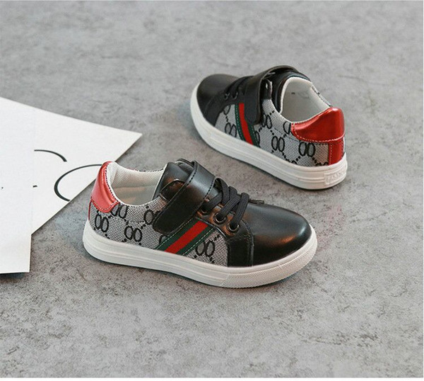 New Arrive Fashion Designer Children's Shoes Kids Casual Style Shoes Spring Summer Baby Boys Korean Stitching Pattern Shoes