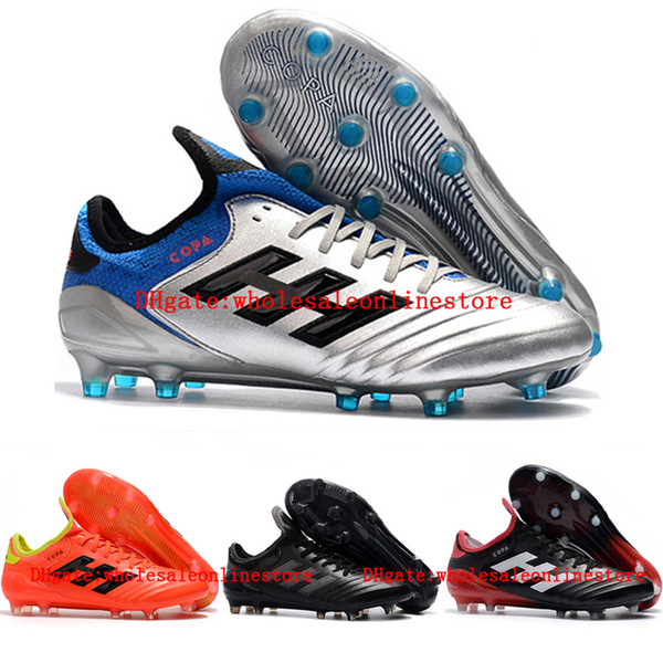 2018 new arrival mens leather soccer cleats Copa 18.1 FG soccer shoes copa mundial 18 chaussures de football boots scarpe calcio Original