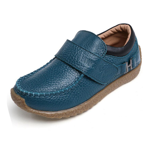 Children Leather Shoes Boys Formal Party Boys Genuine Leather Shoes Students Single Big Children Flats