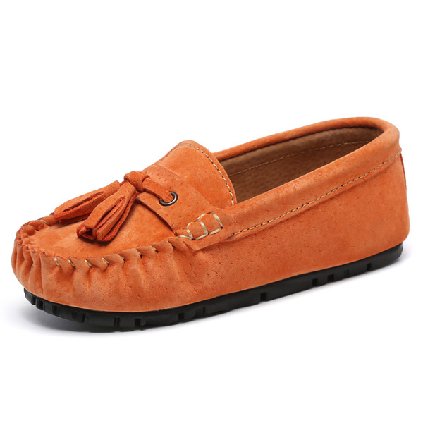 Children Loafers Leather Shoes Summer Kids Casual Shoe Breathable Boys Girls Moccasins Breathable Genuine Leather
