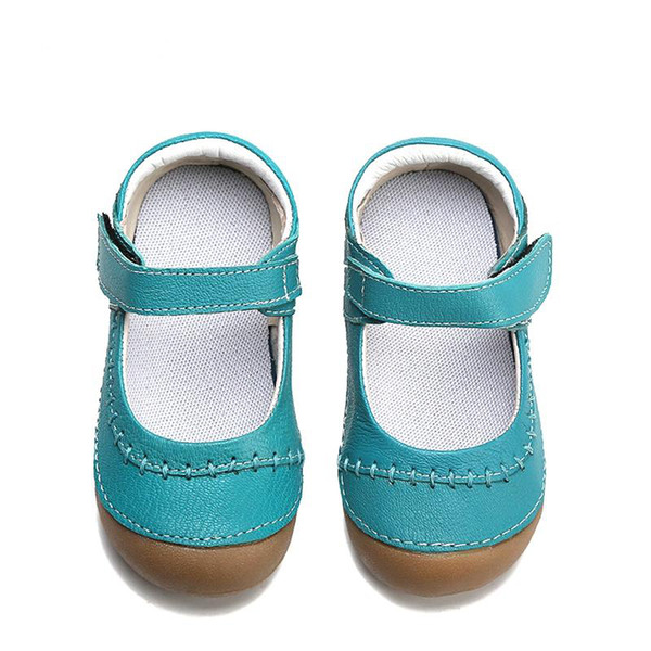 girls shoes genuine leather black mary jane with children mark line shoes good quality stock little kids beautiful