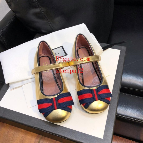 high end girls shoes leather casual girls black gold fashion comfortable flat sneakers size 26-35 yt890