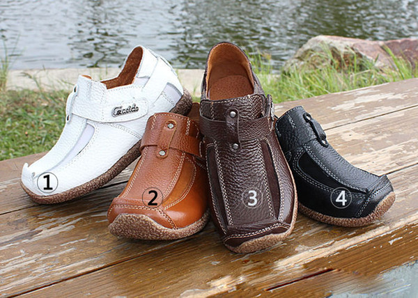 2017 best selling with high quality comfortable Kids Casunal Leather Shoes