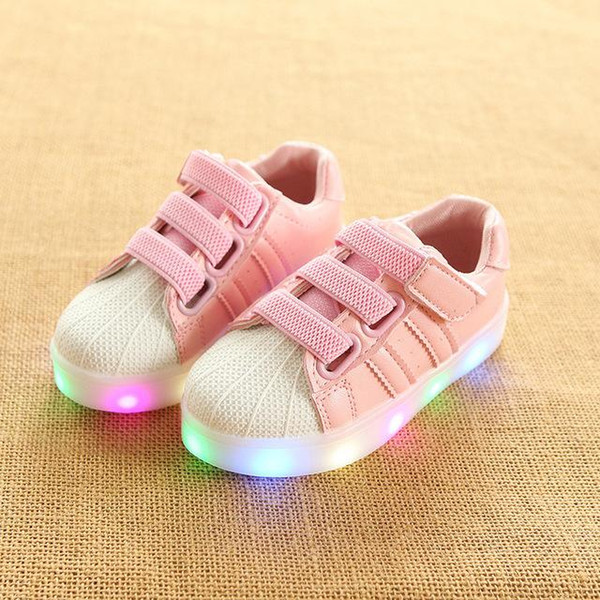 Led shoes for kids llight up sneakers glow sneakers size 21 to 36 for kids recharge Unisex Snakers Sport Casual Shoes 1003