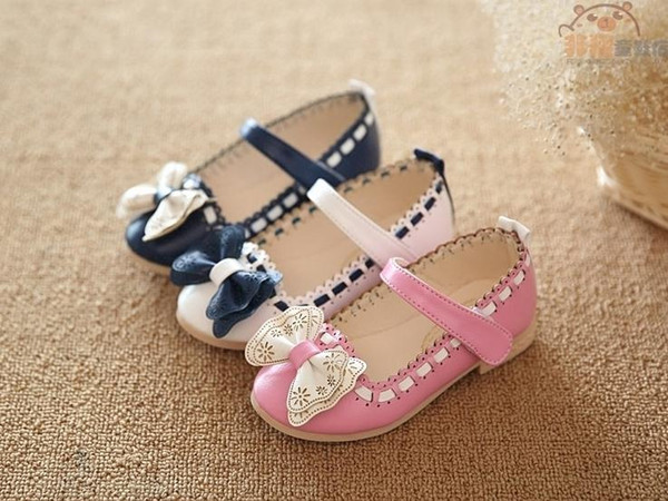 Wholesale Children Shoes In The Kids Sneaker For Girls Shoes With Flat Sole Blue Pink White Insoles Girls shoes