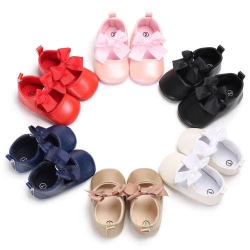 Pudcoco Baby Dress PU Shoes for Toddler Baby Shoes Princess Children Kids Girl Dress Flats Wedding Party