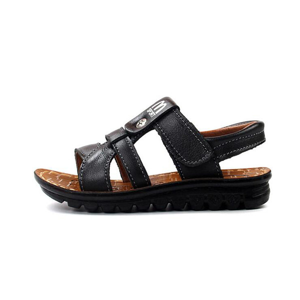 children sandals boys beach shoes summer fashion outstanding sandals kids quality leather sandals