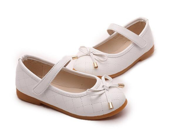 New girls fashion sports casual princess bow strap flat shoes one generation