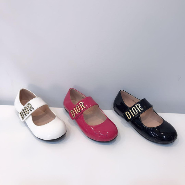 Summer new Flat simple style easy to wear high quality girls and children's non-slip walking shoes