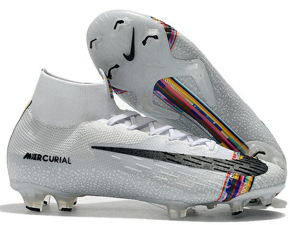 2019 new arrival mens Mercurial Superfly VI 360 Elite CR7 Neymar FG Crampons de SuperflyX Ronaldo