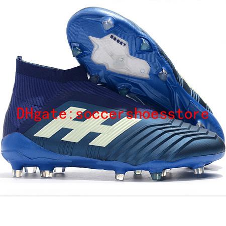 2019 new arrival mens soccer cleats Predator 18.1 FG soccer shoes Predator 18 high ankle football boots outdoor scarpe da calcio cheap