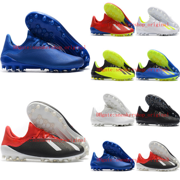 2019 top quality mens soccer shoes X 18.1 AG soccer cleats X 18 Crampons de football boots cheap botas de futbol