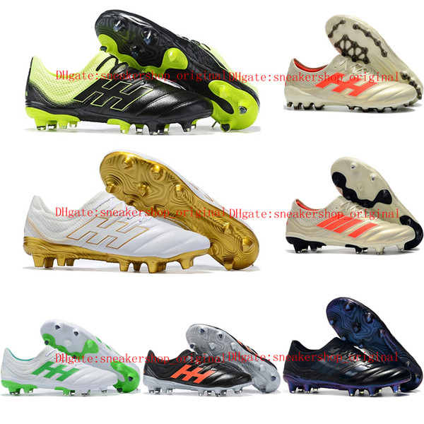 2019 mens soccer shoes Copa 19.1 FG AG soccer cleats world cup outdoor football boots copa mundial chaussures de foot