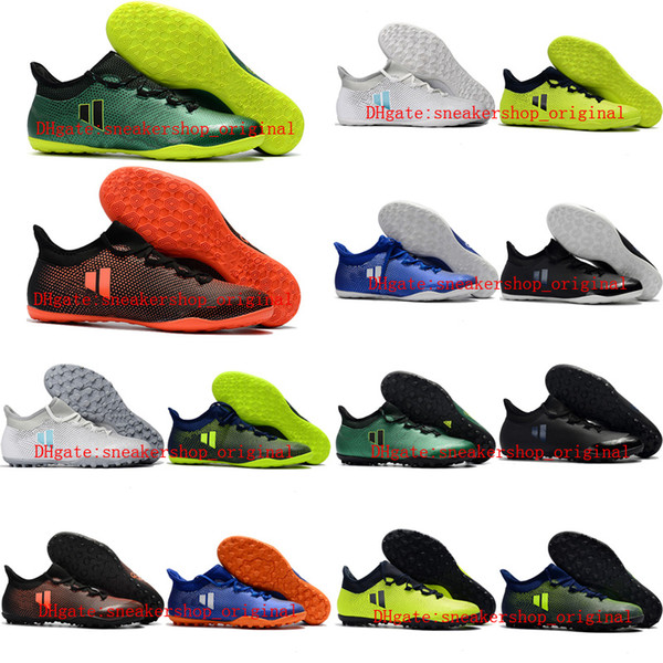2018 original soccer cleats X Tango 17.3 IC TF mens Turf soccer shoes indoor football boots X 17 botas de futbol Ace 17 Purecontrol kids Hot