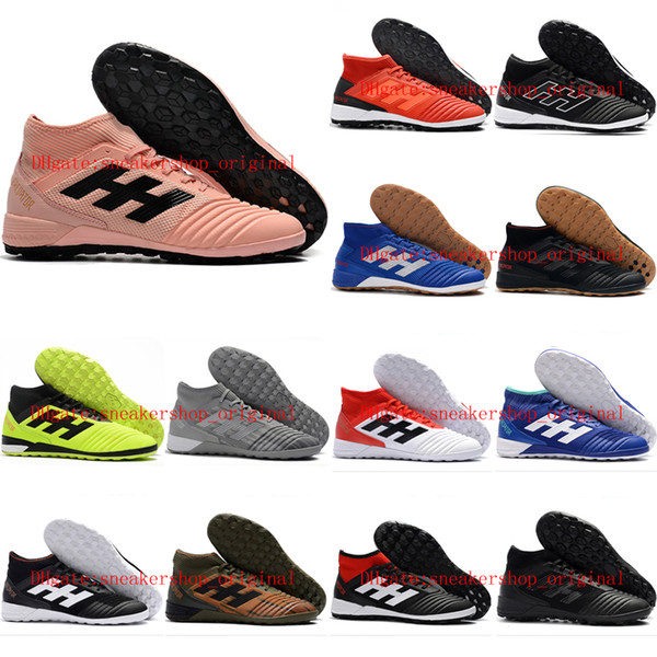 2019 mens soccer shoes Predator 19.3 TF IC indoor soccer cleats Predator 19 accelerator tango football boots Tacos de futbol