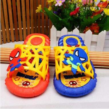 Wholesale Boy's Soft PVC Clogs Spider Cartoon Sandals Children Kid's Non-slip Beach Slippers Sandals for Age 5-8 Free Shipping