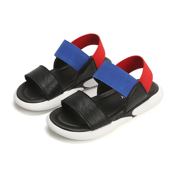 2019 new summer children's sandals casual beach shoes non-slip soft bottom shoes tide Korean version of the wild baby elastic band