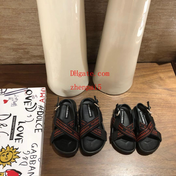 New kids shoes girl boys Beach shoes Roman style trainers chaussures enfants Sandals Girls Sandal baby shoes d-g5