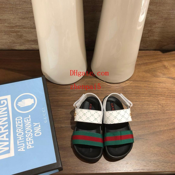 New kids shoes girl boys Beach shoes Roman style trainers chaussures enfants Sandals Girls Sandal baby shoes d-g3
