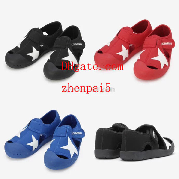 toddler shoes Kids Closed Toe Sandals Boys Girls Toddler Summer Beach Shoes Anti-skid Mesh Shoes Soft Sandals