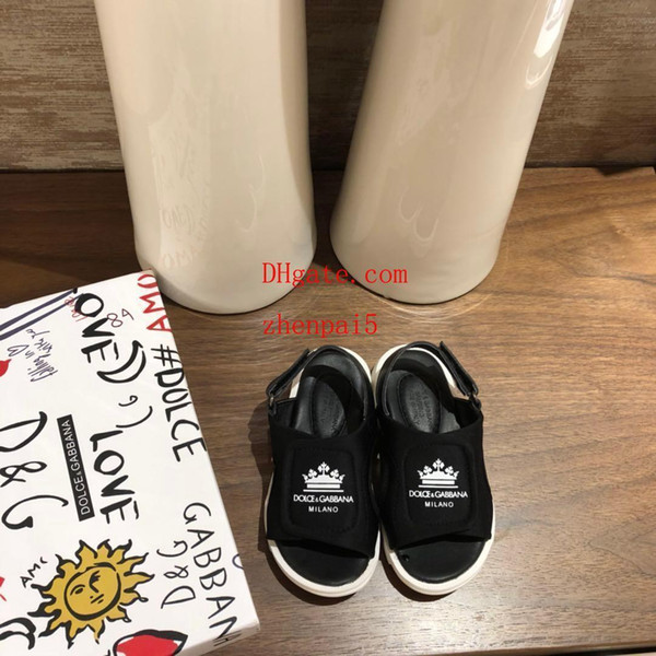 New kids shoes girl boys Beach shoes Roman style trainers chaussures enfants Sandals Girls Sandal baby shoes d-g2