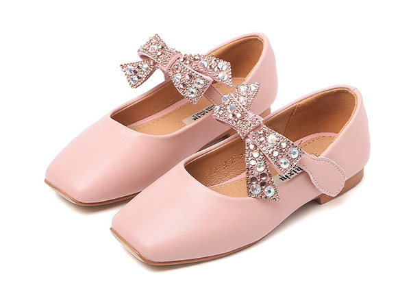 Girls autumn shoes 2018 new Korean version of the princess flat casual soft sole shoes 4-10 years old children's shoes tide