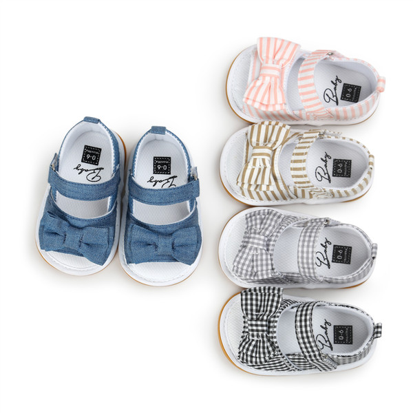 2017 Summer Baby Girl Sandals soft kids Shoes bow Baby toddler bebe Shoes children Sandals Summer Princess Shoes sandals First Walkers