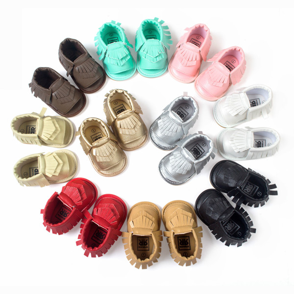 retail quality European toddler shoes baby moccasins kids moccs baby shoes kids sandals fringe boy shoes girls shoes 2016 new designed moccs