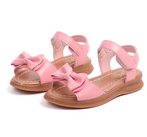 Baby Kids baby sandals summer 2019 new girl bow soft bottom slip large children baby fashion sandals wholesale