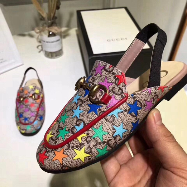 Designer Kids Shoes Toddler Sandals For Wedding Dressing Up Genuine Leather Kids Designer Sandals for Sale Girls Shoes Boutiques