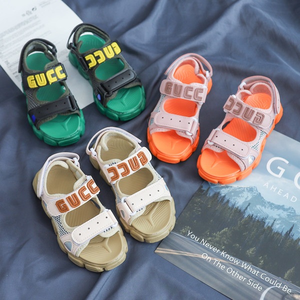 Bakkotie 2019 Summer Baby Girls Fashion Sandals Kids Toddler New Mixed Color Beach Shoes Boys Soft Breathable Casual Pu Sandals