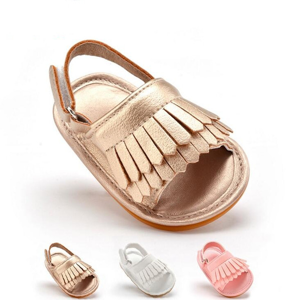 New designed summer baby moccasins Tassels kids baby shoes kids sandals first walker shoes boys girls shoes
