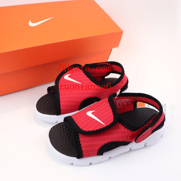 kids Sandals Beach shoes New European And American Outdoor Sandals Summer Roman style Children's Soft-soled Anti-skid Comfortable ni-ke3
