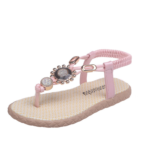 2019 Summer New Girls Shoes Sandals Toddler Infant Kids Beach Shoes For Big Kids Flip-Flops Sandals