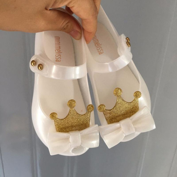 Girl Jelly Sandals Mini Melissa Ultragirl 2020 Original Crown Kids Sandals Children Beach Shoes Non-slip Melissa Toddler SH19077