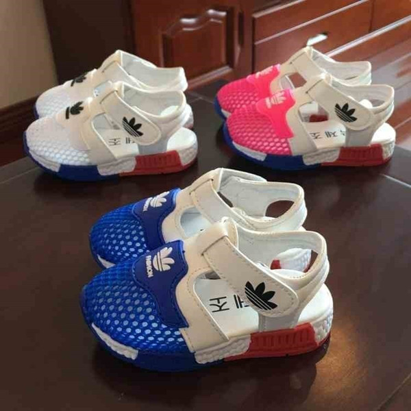 2019 New FASHION Summer Boys Air Mesh Casual Shoes Children Baby Girl Beach Sandal Fashion Toddler Sport Sandals Size 15-25 T200114