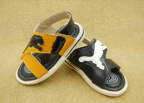 2016 soft non-slip soles Kids shoes Children's Sandals Boys Sandals Size 14-30 1 lot = 5 pairs