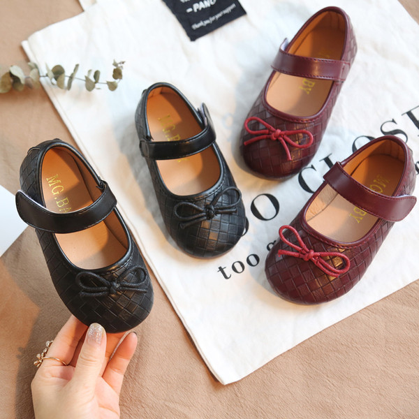 Children Girls Kids Sandals Shoes Bohemian Casual Toddler Infant leather Sandals Princess Flat Shoes British style