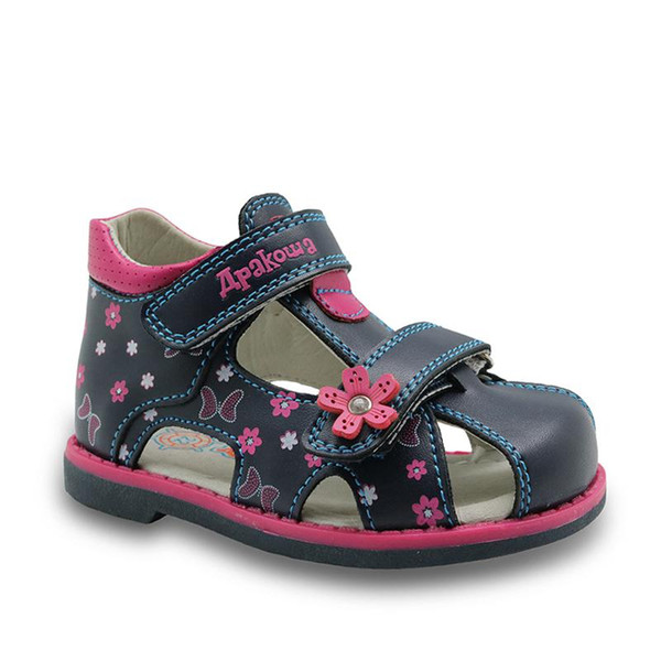 Summer Classic Fashion Children Shoes Toddler Girls Sandals Kids Girls PU Leather Sandals Butterfly with Arch Support