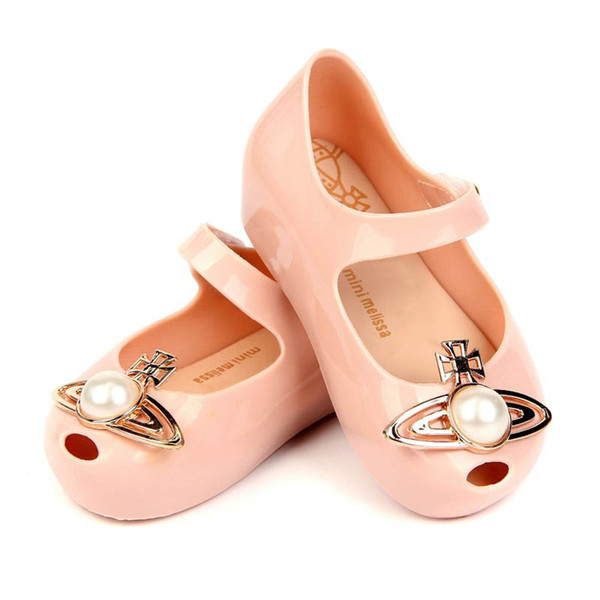New kids girls sandals Fashion pearl kids shoes Children Sandals girls Jelly Sandals Beach Sandal chaussures enfants children shoes A5054