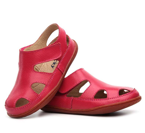 kids shoes boys and girls luxury designer sneakers casual shoe Genuine leather boy sandals Baotou summer sandals