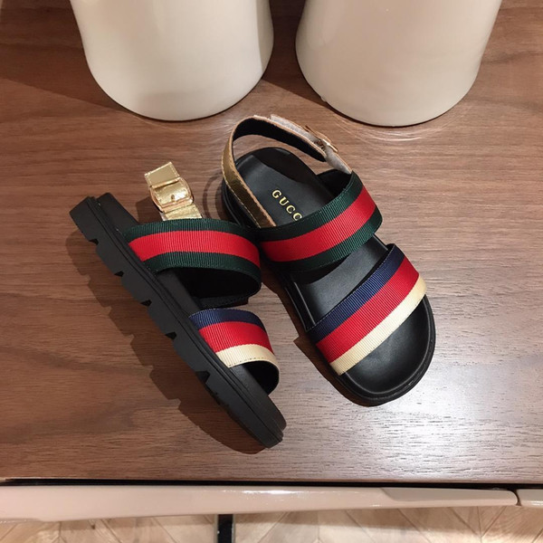 kids Sandals Beach shoes New European And American Outdoor Sandals Summer Roman style Children's Soft-soled Anti-skid Comfortable ni-ke20