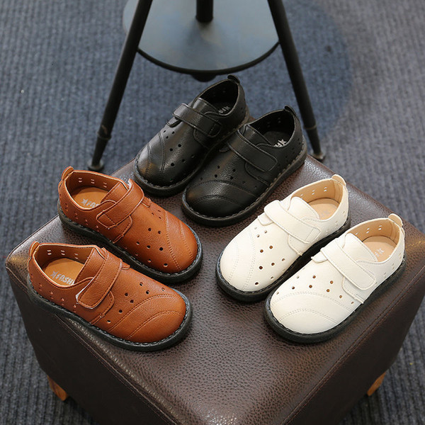 spring/summer BOY's shoes baby boy's sandals children hollow shoes 4-15 years old rubber outsole sunshine boy hole sandals CJ191202