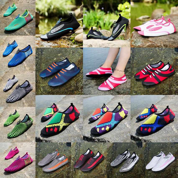 27 styles new arrivals Soft bottom Children beach wading swimming shoes barefoot soft snorkeling shoes breathable diving shoes ant slip