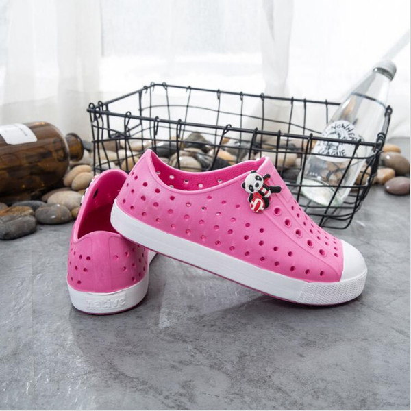 New Summer Children's Teen Native Jefferson Beach Shoes Sandals Fashion Couples Hole Shoes Brand Boys Girls Native Kids Shoes 16 colors #129