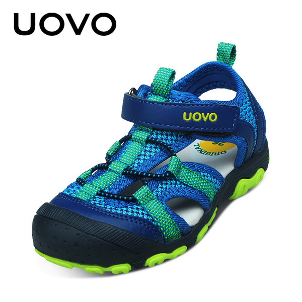 UOVO 2019 New Arrival Boys Sandals Children Sandals Closed Toe for Little and Big Sport Kids Summer Shoes Eur Size 25-34