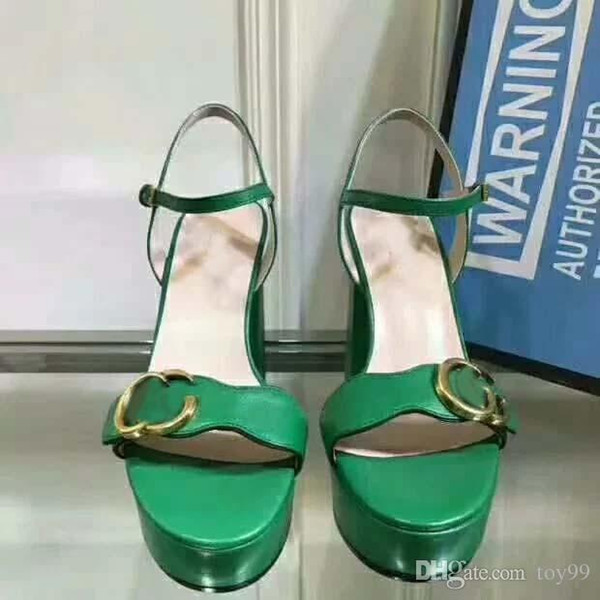 Slippers Sandals Heels shoe Real leather Slides TOP-Quality Slippers Sandals Loafers Scuffs For Woman Free Shipping Eu:35-39 by toy99 KQ09