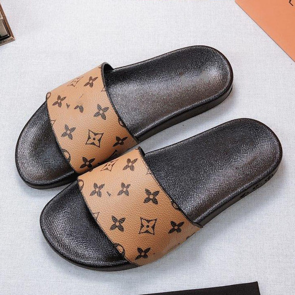 Man/Woman Slippers Sandals Designer Shoes Slides Designer Shoes Animal Design Huaraches Flip Flops With Box Size:35-45 by toy99 LT604 1-9