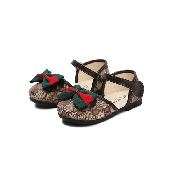 2018New style fashionable children soft bottom 100 take bowknot summer sandal
